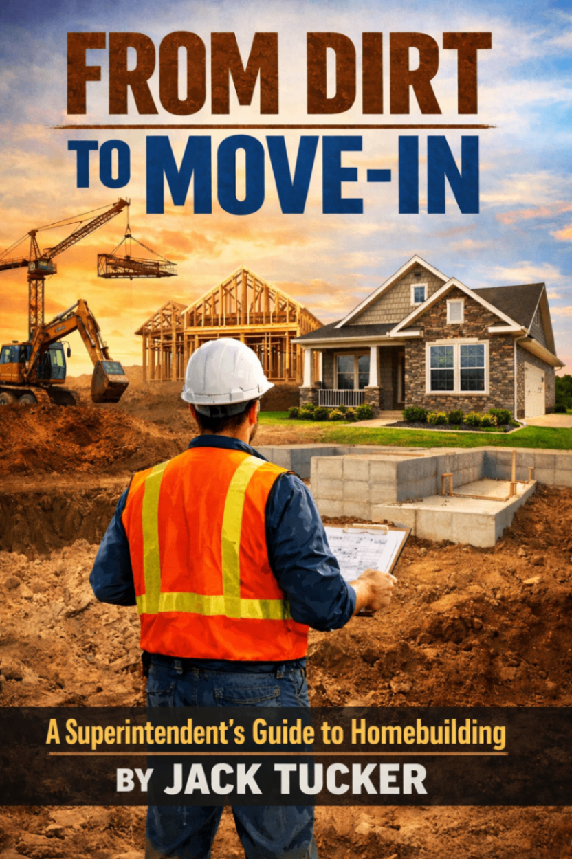 From Dirt to Move-In: A Superintendent's Guide to Homebuilding by Jack Tucker